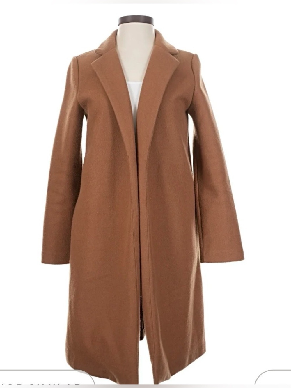 Zara wool blend coat. Camel. Size Medium. Excellent condition